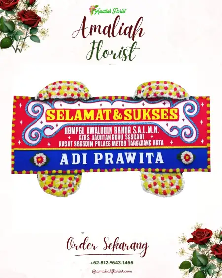 Papan Bunga Ucapan Selamat Karangduwur