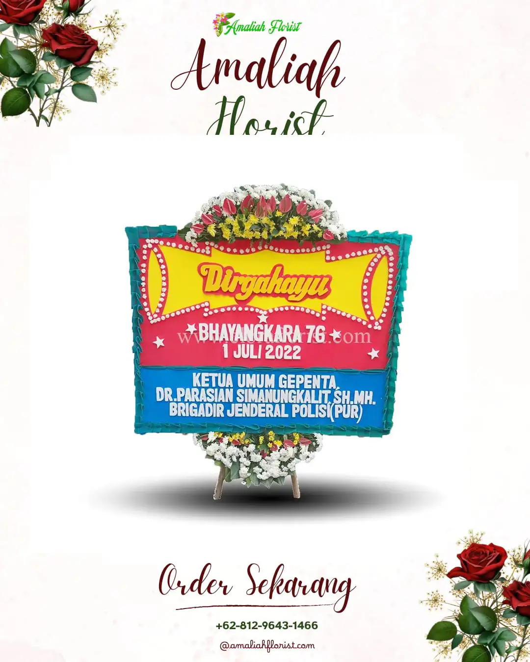 Papan Bunga HUT Ulang Tahun Karangduwur
